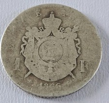 1 FRANC 1866 NAPOLEON III