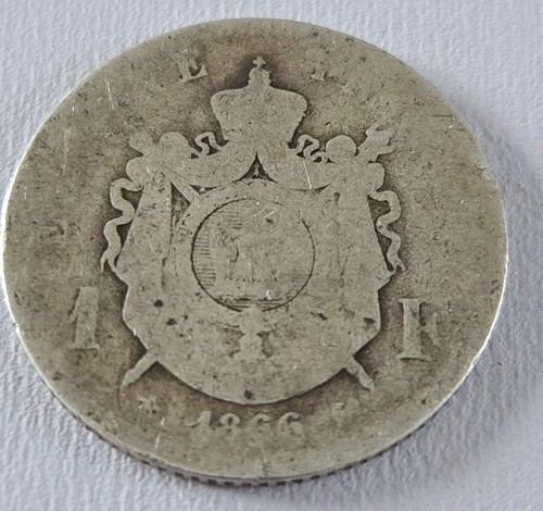 Franc 1866 napoleon iii - franc,