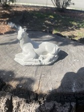 Laying Horse Statue: Small Garden or Home Decor