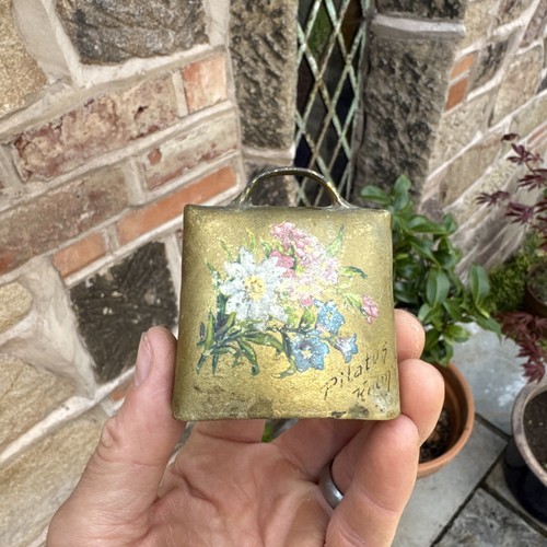 Vintage cow goat - vintage, brass