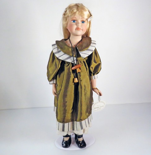 Vintage porcelain doll - porcelain,