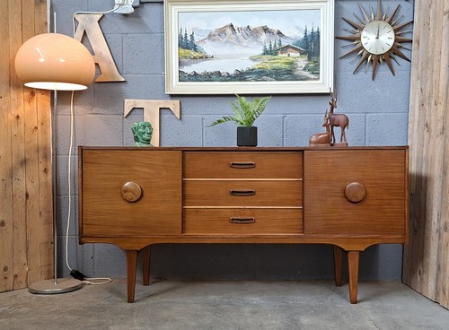 Teak sideboard rare mid - teak,