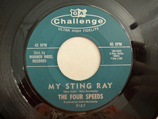 Surf 45 - Four Speeds "Sting Ray" / "R.P.M" Challenge 9187 Corvette ~ VG+ HEAR