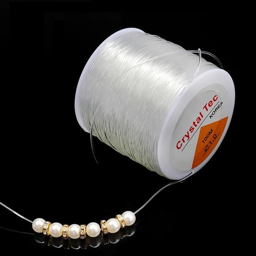 Elastic beading thread clear - elastic,