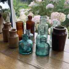 Vintage Stoneware Ink Bottles