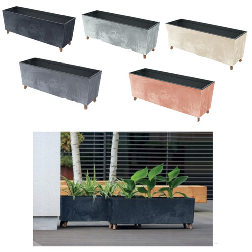 Low rectangle concrete - low,