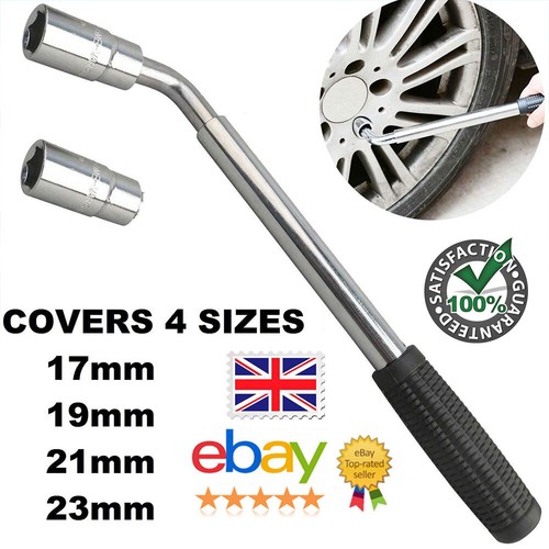 Extendable wheel wrench - extendable,