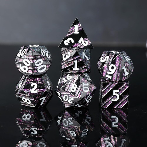 Elifel metal dnd dice set - dice, 7