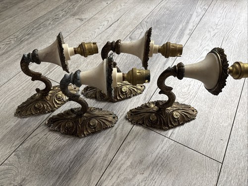Set vintage brass wall - brass,