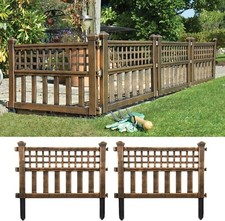 Pack Of 4 Fence Panels Garden