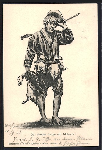 Postcard meissen elbe the - postcard,