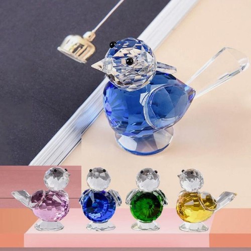 Crystal bird ornaments cute - crystal,
