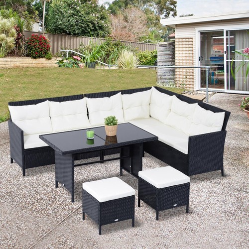 Pcs patio wicker - 6,