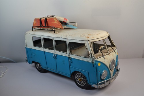 Retro 1970s tinplate bus - retro,