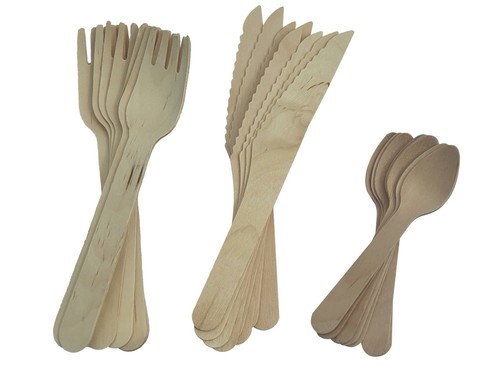 Eco wooden cutlery sets - eco,