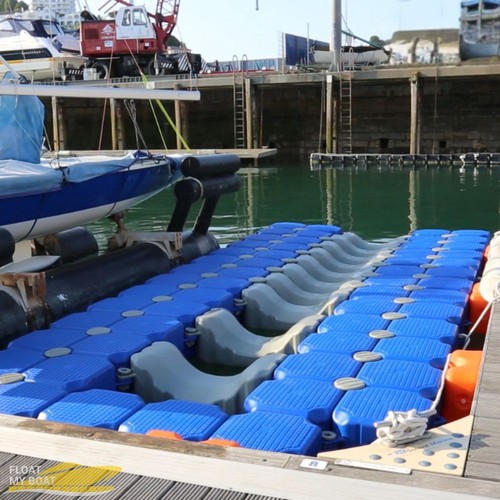 Wide modular floating - modular, boat