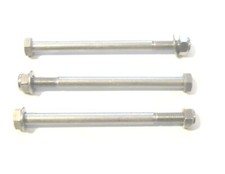 Yamaha RD50M Stainless Engine Bolts + nuts and washers (set of 3)