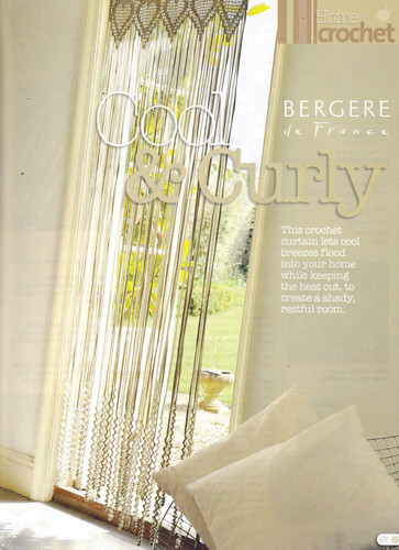 Crochet pattern door curtain - crochet,