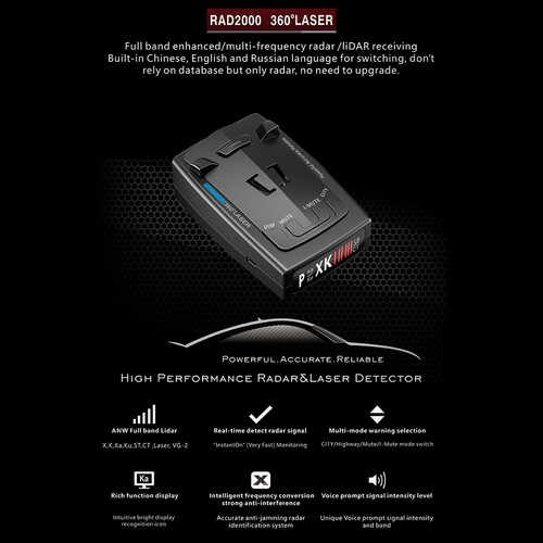 Rad2000 360 car laser - 360°,