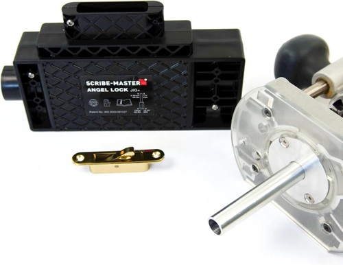 Angel lock jig for sash - lock,