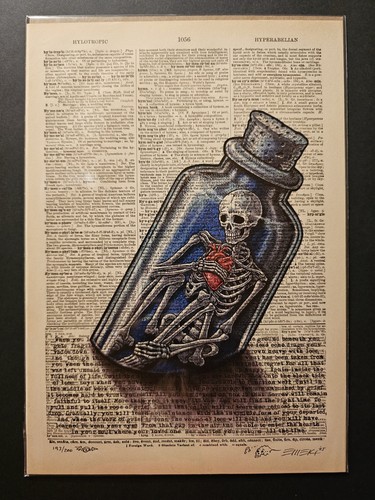 Emek skeleton heart - emek, bottle