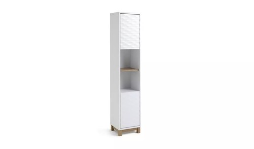 White oak tallboy - &, bathroom