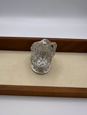 Huge 925 Saddle Ring Sterling