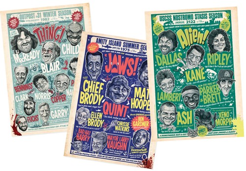 Trio comedy variety posters - comedy,