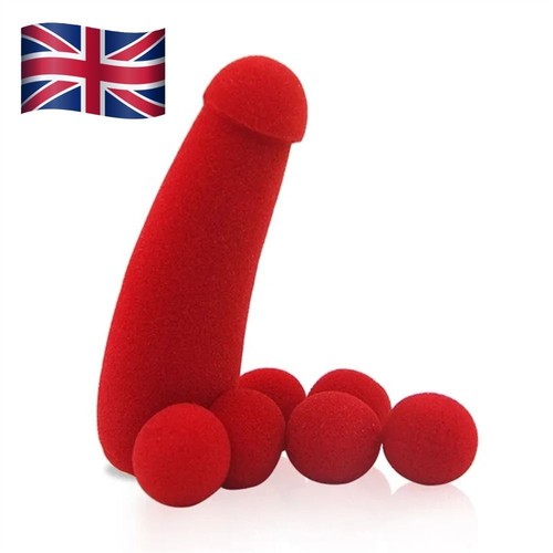 Red sponge balls magic - red,