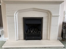 Stone Fireplace With Subtle