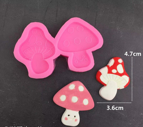 Mushrooms silicone fondant - mushrooms,