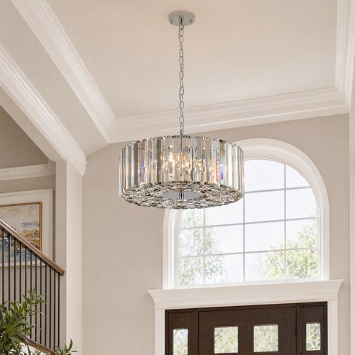 Inch chrome round crystal - 17,