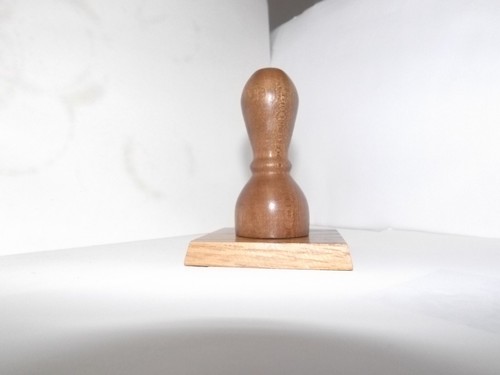 Palm gavel mahogany - a, in