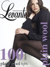 Levante 100 Denier Plain Wool