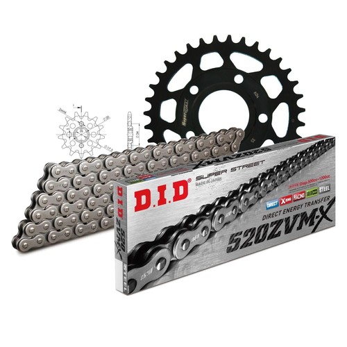 Did motorcycle chain set steel - did,