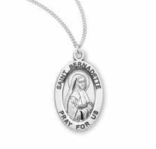 St. Bernadette Sterling Silver