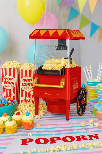 Carnival style popcorn maker - carnival,