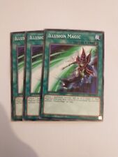Yu-Gi-Oh 3x Illusion Magic LED6-EN010 Common NM