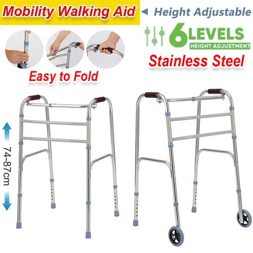 Folding walking frame walker - folding,