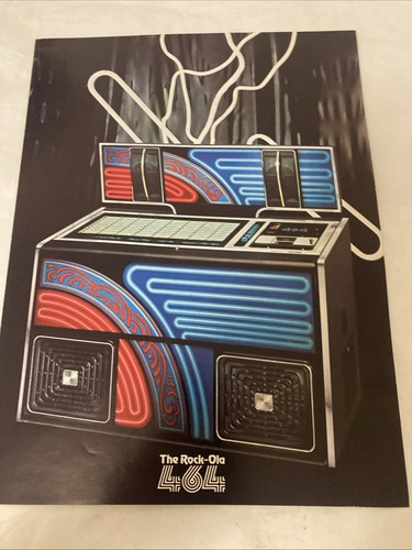 Rock ola 464 juke - box, advert