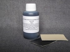Professional black leather dye