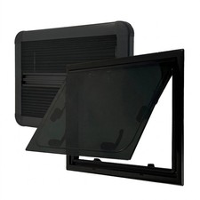 Camper van window with black - with,