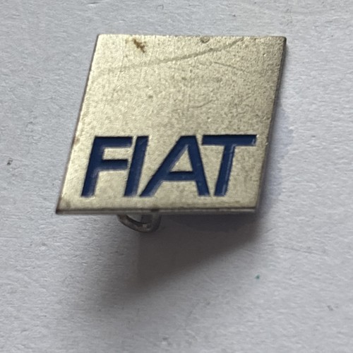 Fiat metal badge - fiat, badge.
