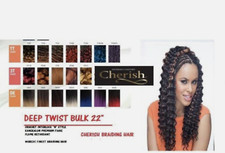 Cherish Deep Twist Bulk 22" Synthetic Crochet Braid Long Curly Hair Extension