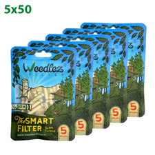 Weedlez Smart Filter - Slim Trino 5mm - 5 bustine da 50 - 250 pezzi