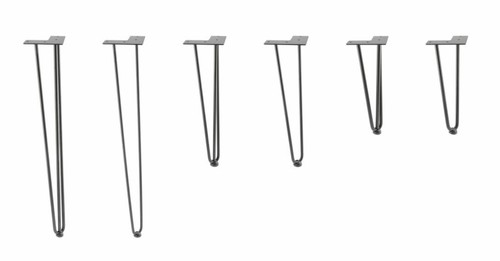 Hairpin metal table - metal, 304mm