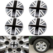 4pcs 52mm Gray UK Flag Wheel