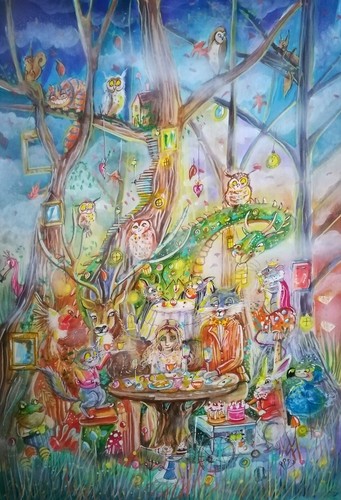 Sale watercolor - , a3