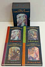 A Series of Unfortunate Events Books 1-4 Hardback Lemony Snicket Book Box Set