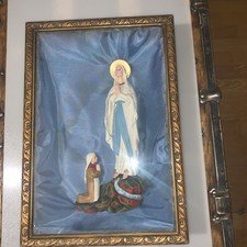 Framed Religious Figurine